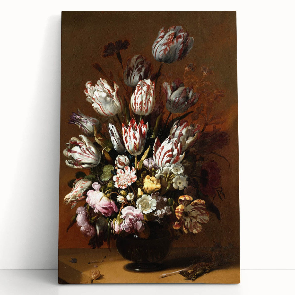 Vintage Floral Still Life Wall Art – Classic Tulips & Flowers