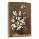 Vintage Floral Still Life Wall Art – Classic Tulips & Flowers