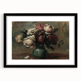 Vintage Roses Still Life – Classic Floral Wall Art Print