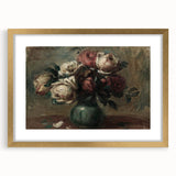 Vintage Roses Still Life – Classic Floral Wall Art Print