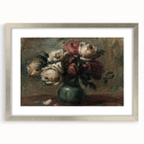 Vintage Roses Still Life – Classic Floral Wall Art Print