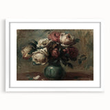 Vintage Roses Still Life – Classic Floral Wall Art Print