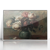 Vintage Roses Still Life – Classic Floral Wall Art Print