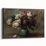 Vintage Roses Still Life – Classic Floral Wall Art Print