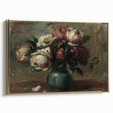 Vintage Roses Still Life – Classic Floral Wall Art Print