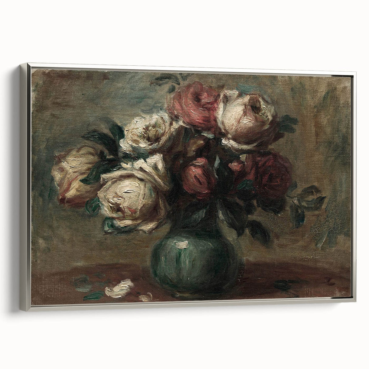 Vintage Roses Still Life – Classic Floral Wall Art Print