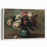 Vintage Roses Still Life – Classic Floral Wall Art Print