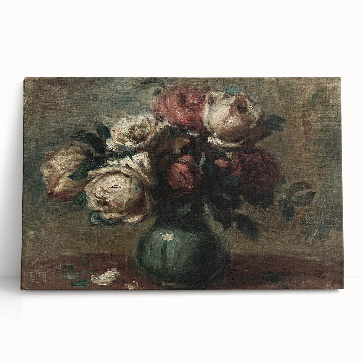 Vintage Roses Still Life – Classic Floral Wall Art Print