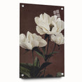 Vintage White Peonies Still Life – Elegant Floral Wall Art Print