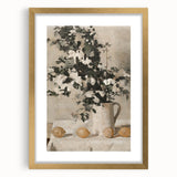 Vintage Botanical Art Prints - Antique Floral Jug Illustration
