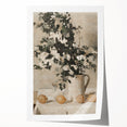 Vintage Botanical Art Prints - Antique Floral Jug Illustration