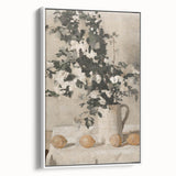 Vintage Botanical Art Prints - Antique Floral Jug Illustration