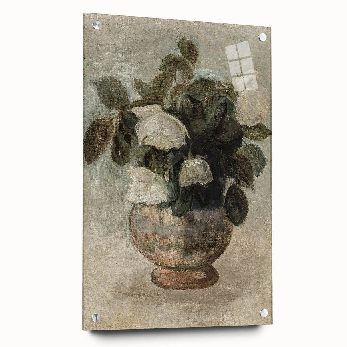 Vintage Botanical Art Prints - Antique Floral Vase Illustration