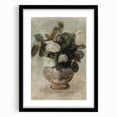 Vintage Botanical Art Prints - Antique Floral Vase Illustration