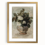 Vintage Botanical Art Prints - Antique Floral Vase Illustration