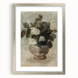 Vintage Botanical Art Prints - Antique Floral Vase Illustration