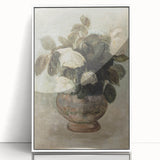 Vintage Botanical Art Prints - Antique Floral Vase Illustration