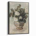 Vintage Botanical Art Prints - Antique Floral Vase Illustration