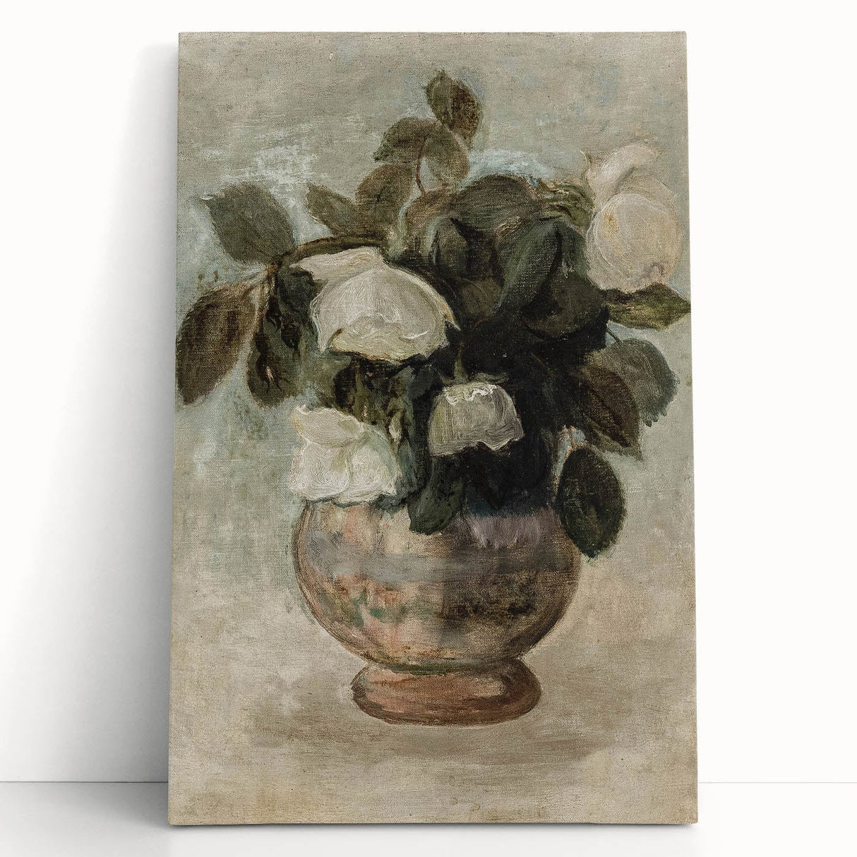 Vintage Botanical Art Prints - Antique Floral Vase Illustration