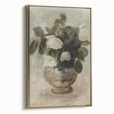 Vintage Botanical Art Prints - Antique Floral Vase Illustration