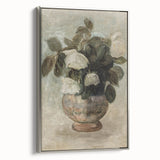 Vintage Botanical Art Prints - Antique Floral Vase Illustration