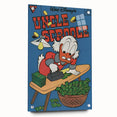 Vintage Comics Wall Art – Uncle Scrooge Retro Comic Book Poster