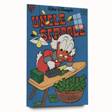 Vintage Comics Wall Art – Uncle Scrooge Retro Comic Book Poster