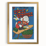 Vintage Comics Wall Art – Uncle Scrooge Retro Comic Book Poster