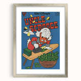 Vintage Comics Wall Art – Uncle Scrooge Retro Comic Book Poster