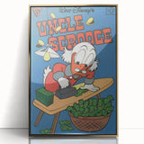 Vintage Comics Wall Art – Uncle Scrooge Retro Comic Book Poster
