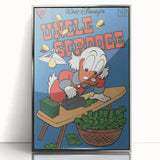 Vintage Comics Wall Art – Uncle Scrooge Retro Comic Book Poster