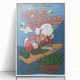 Vintage Comics Wall Art – Uncle Scrooge Retro Comic Book Poster