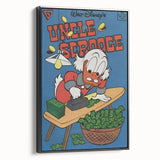 Vintage Comics Wall Art – Uncle Scrooge Retro Comic Book Poster