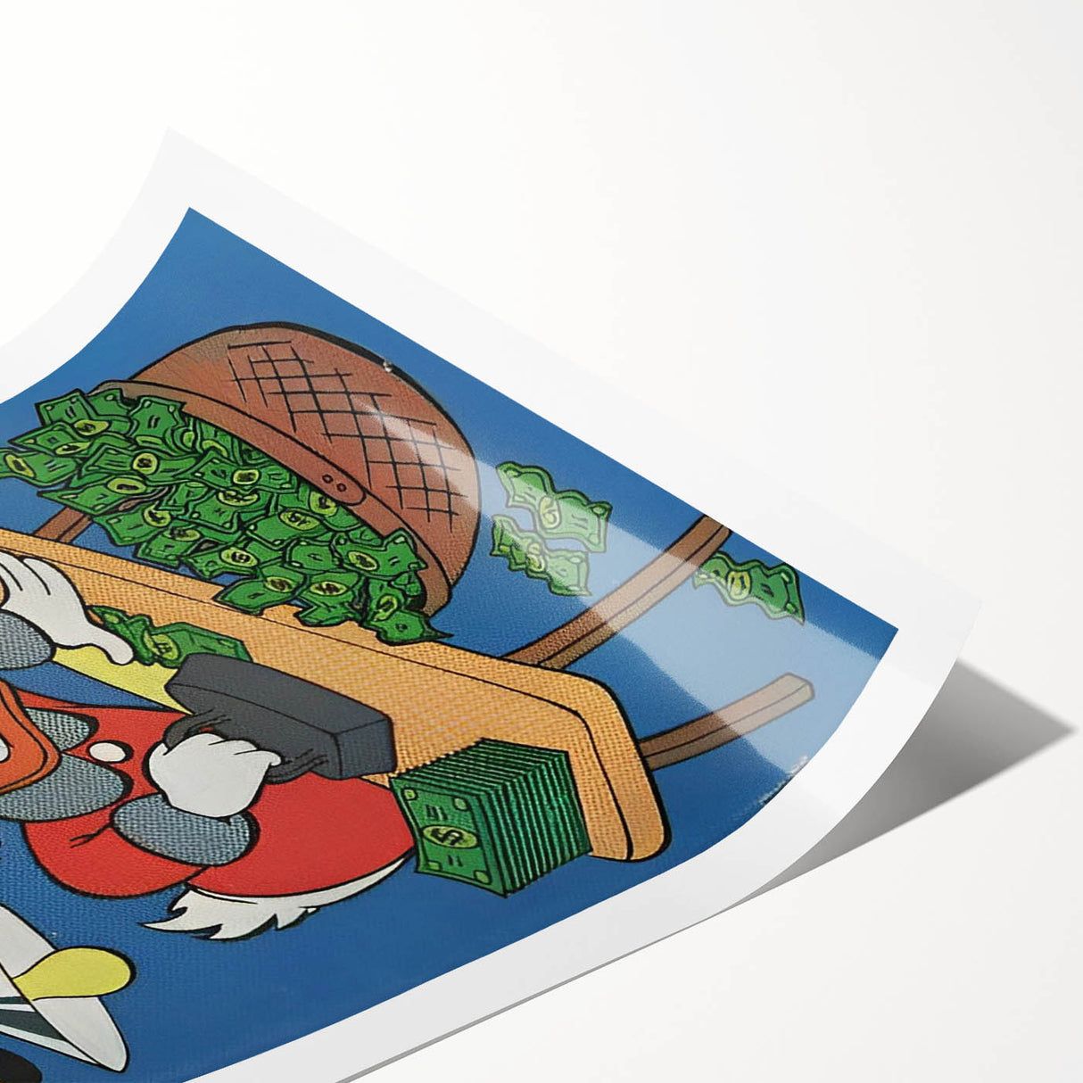 Vintage Comics Wall Art – Uncle Scrooge Retro Comic Book Poster