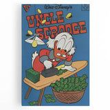 Vintage Comics Wall Art – Uncle Scrooge Retro Comic Book Poster