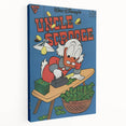 Vintage Comics Wall Art – Uncle Scrooge Retro Comic Book Poster