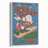 Vintage Comics Wall Art – Uncle Scrooge Retro Comic Book Poster