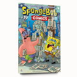 Vintage Comics Wall Art – SpongeBob Retro Cartoon Poster