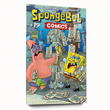 Vintage Comics Wall Art – SpongeBob Retro Cartoon Poster