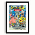 Vintage Comics Wall Art – SpongeBob Retro Cartoon Poster
