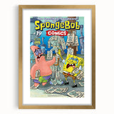 Vintage Comics Wall Art – SpongeBob Retro Cartoon Poster