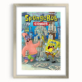Vintage Comics Wall Art – SpongeBob Retro Cartoon Poster