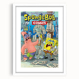 Vintage Comics Wall Art – SpongeBob Retro Cartoon Poster