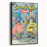 Vintage Comics Wall Art – SpongeBob Retro Cartoon Poster