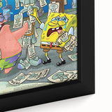 Vintage Comics Wall Art – SpongeBob Retro Cartoon Poster