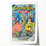 Vintage Comics Wall Art – SpongeBob Retro Cartoon Poster