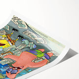 Vintage Comics Wall Art – SpongeBob Retro Cartoon Poster