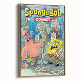 Vintage Comics Wall Art – SpongeBob Retro Cartoon Poster