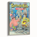 Vintage Comics Wall Art – SpongeBob Retro Cartoon Poster