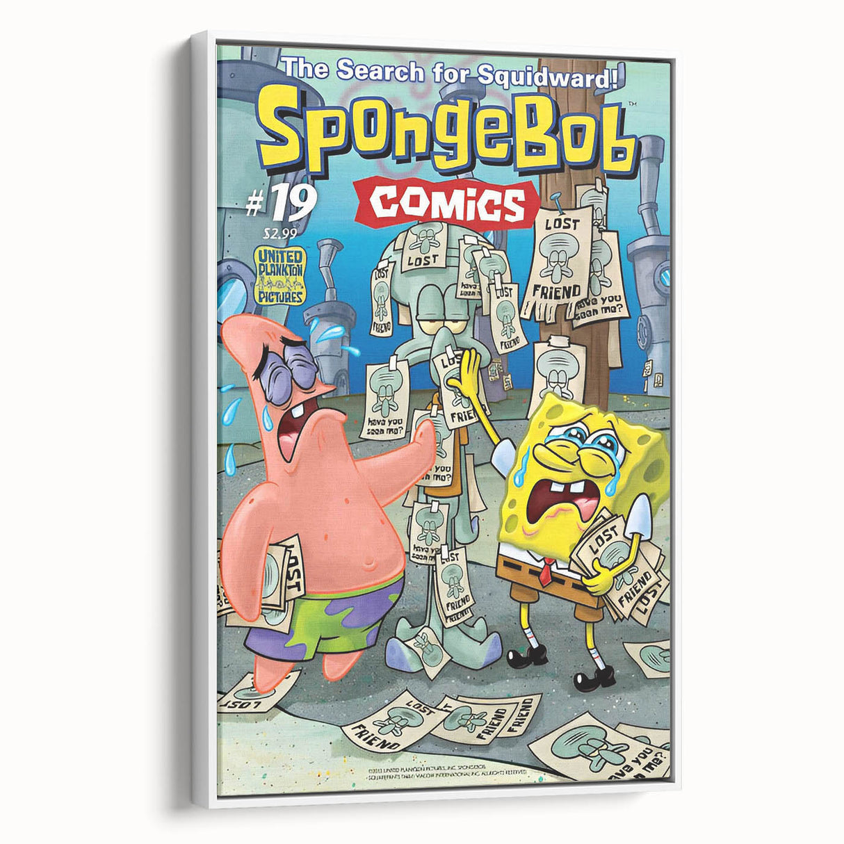 Vintage Comics Wall Art – SpongeBob Retro Cartoon Poster